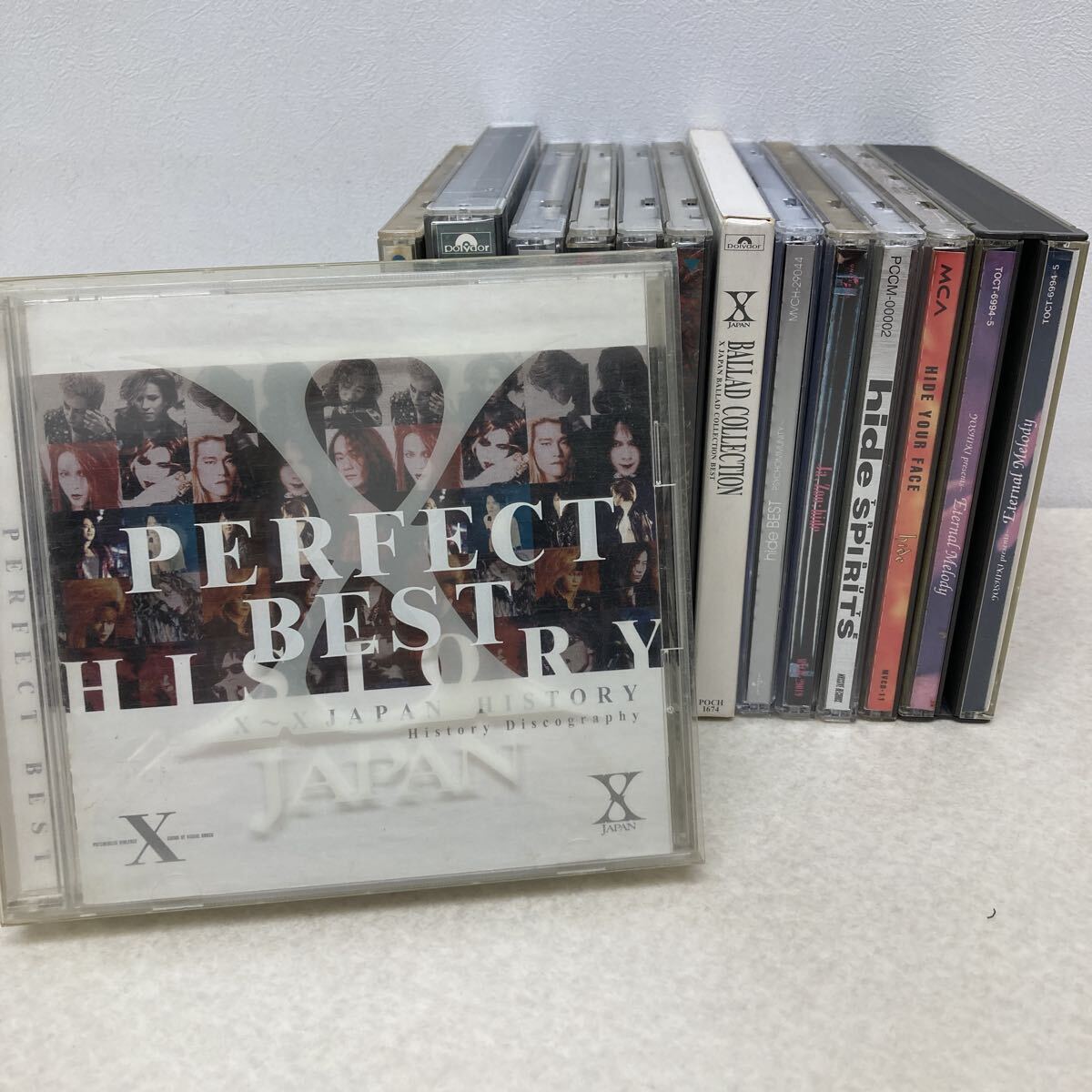 中古】絶版 hide PERFECT SINGLE BOX [13CD+1DVD] CDは全て未開封 ヒデ