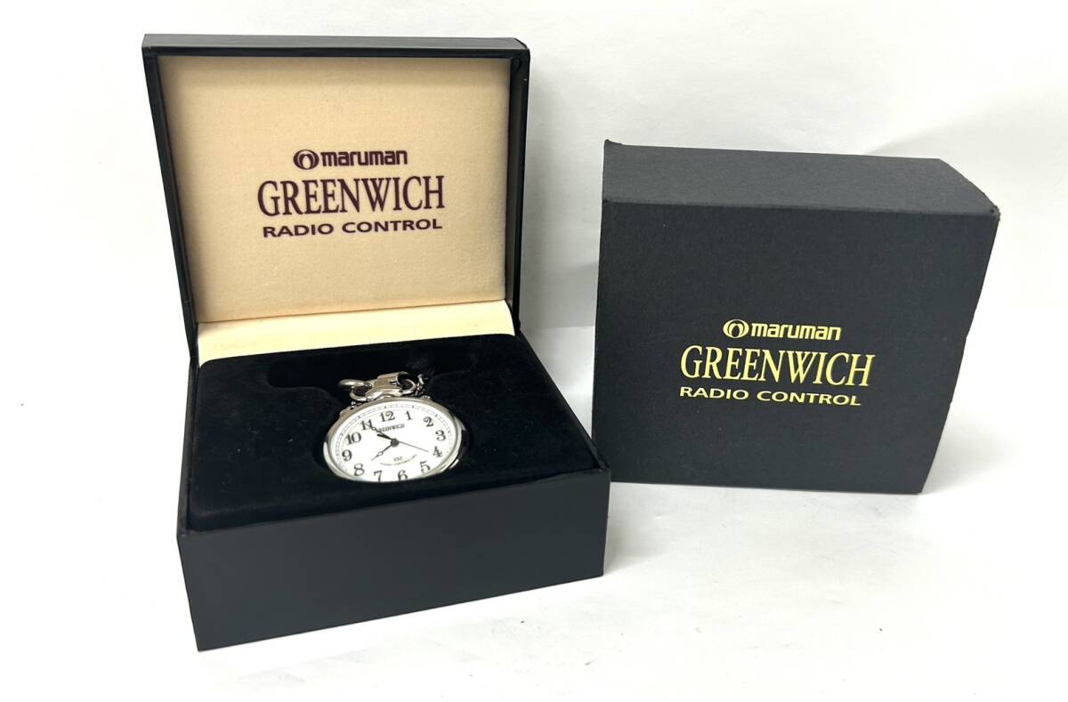 新品】◎ マルマン電波時計 グリニッジ GREENWICH maruman 未使用品