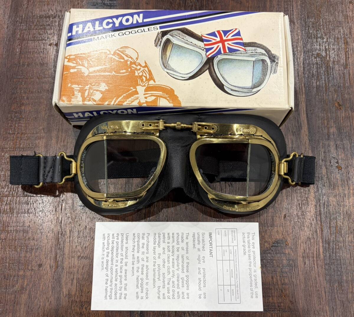未使用 ハルシオン HALCYON MARK－9 ブラウン ゴーグル