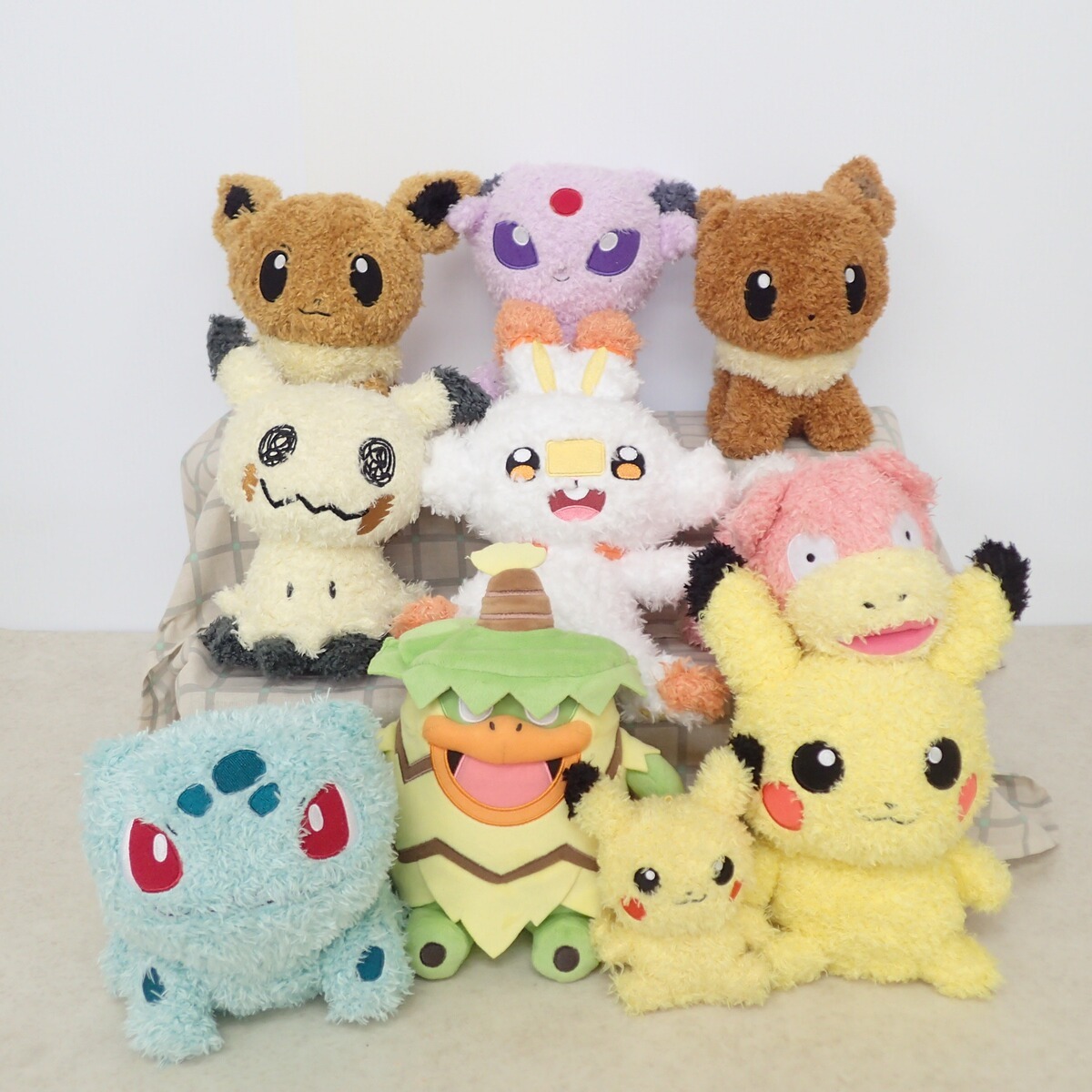 美品 株式会社セキグチ ぬいぐるみ もこもこ ピカチュウ ウェディング