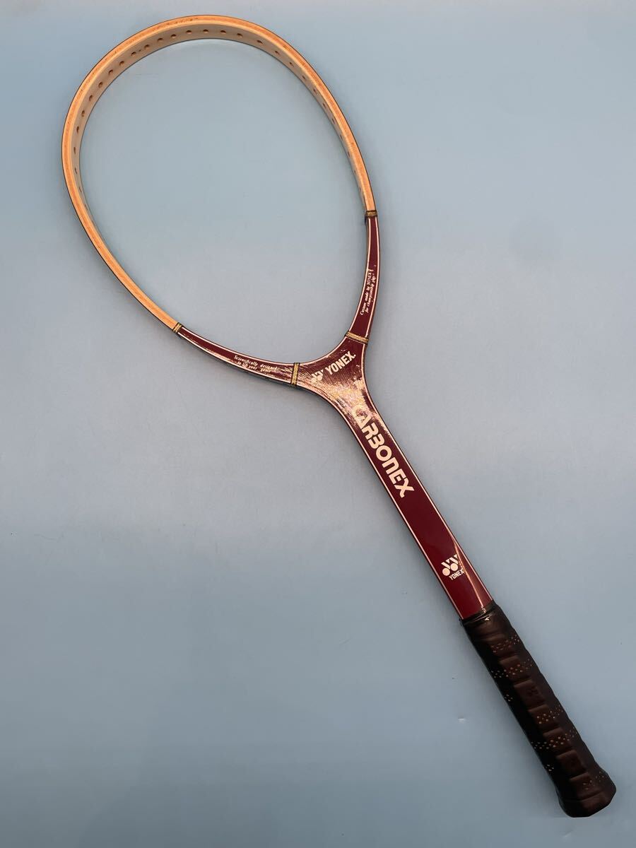 新品】L12037【テニスラケット7】ヨネックス カーボネックス 3本 軟式