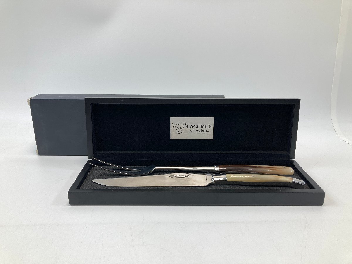 新品】【特別価格】ラギオールLaguiole 2ペア4本ライヨール紺色 刃先が
