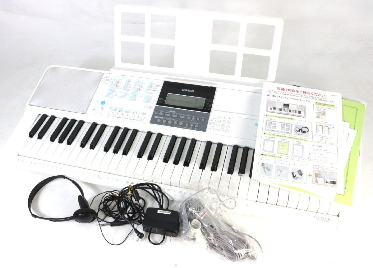 L494 CASIO／カシオ 光ナビゲーションキーボード LK-203TV フル