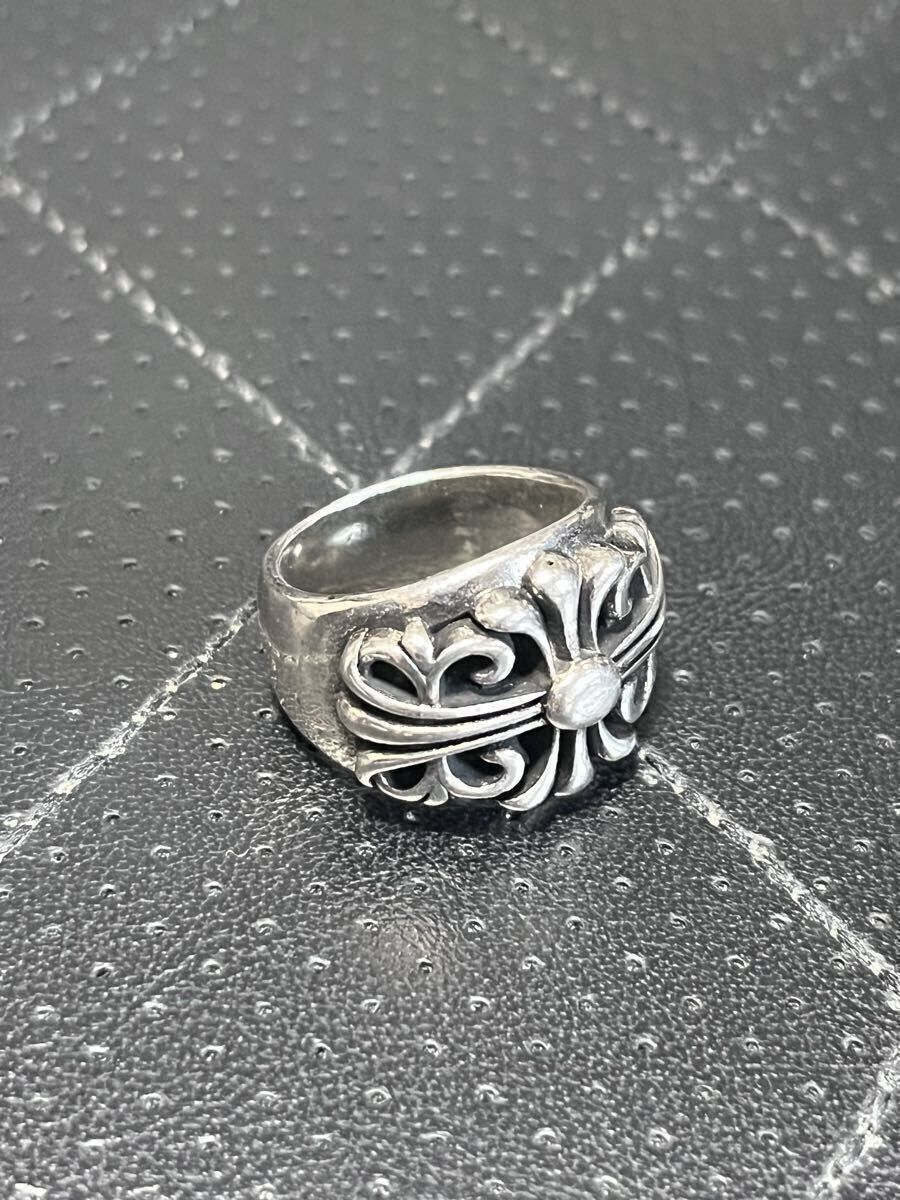 クロムハーツ / CHROME HEARTS 22K KEEPER RING PAVE/DMND キーパー