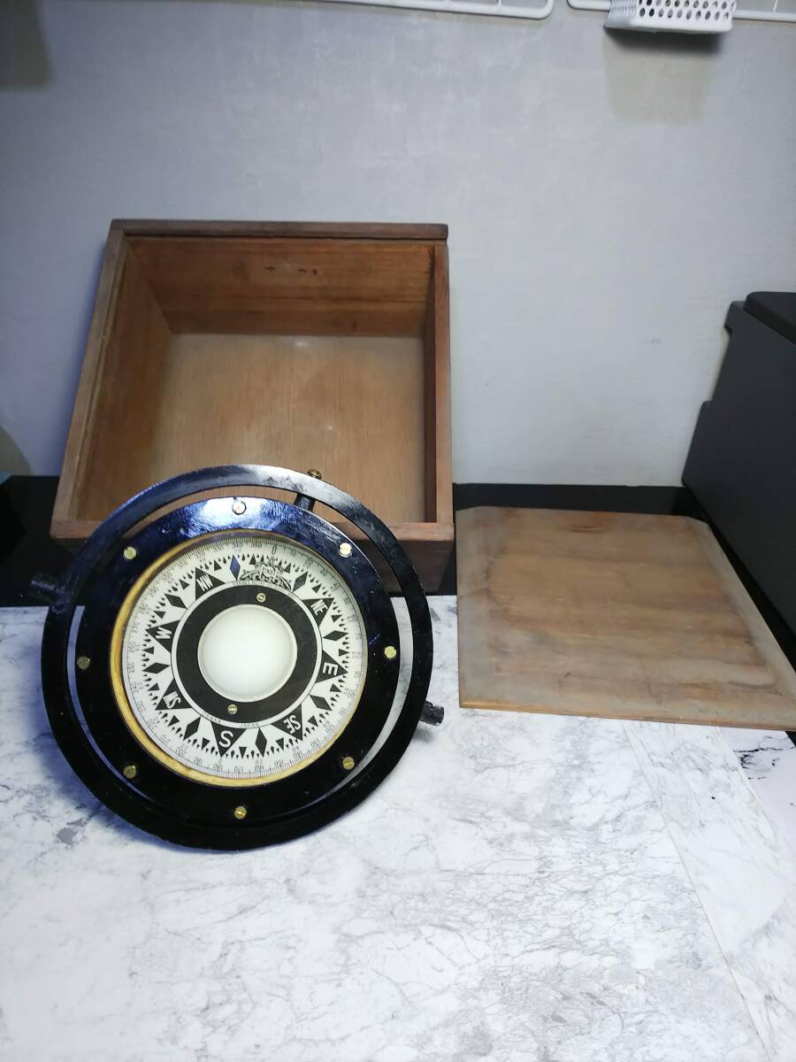 中古】レトロ DAIKO 大航計器製作所 船舶用 羅針盤 磁気コンパス 羅盆