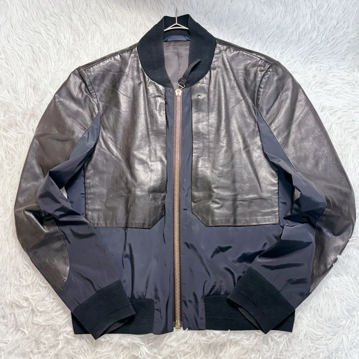 中古】名作 キムタク着 HERO ポールスミス PS Paul Smith 羊革 ハンド