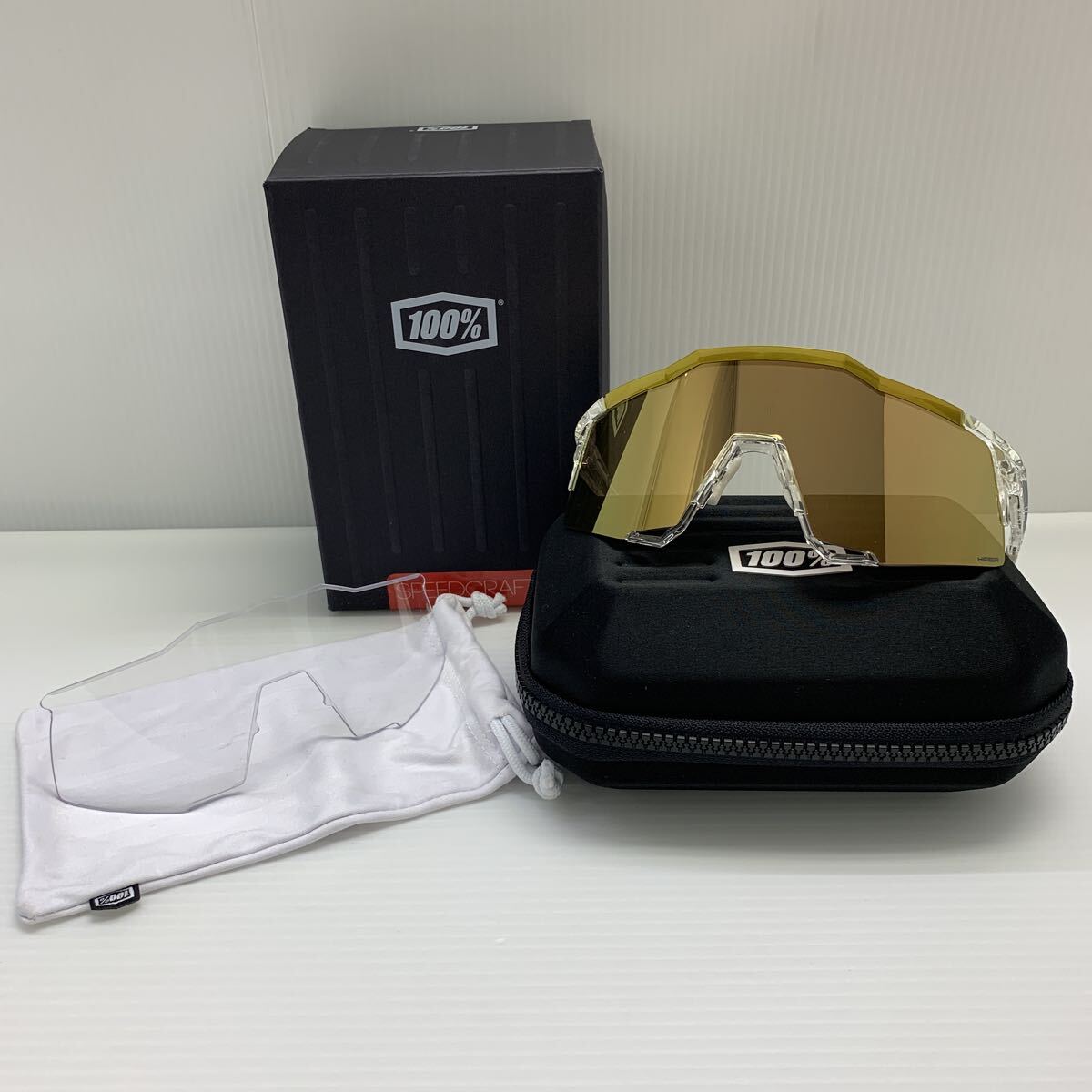 新品】100％ S3 ピンク HiPERブルーミラーレンズ サングラス