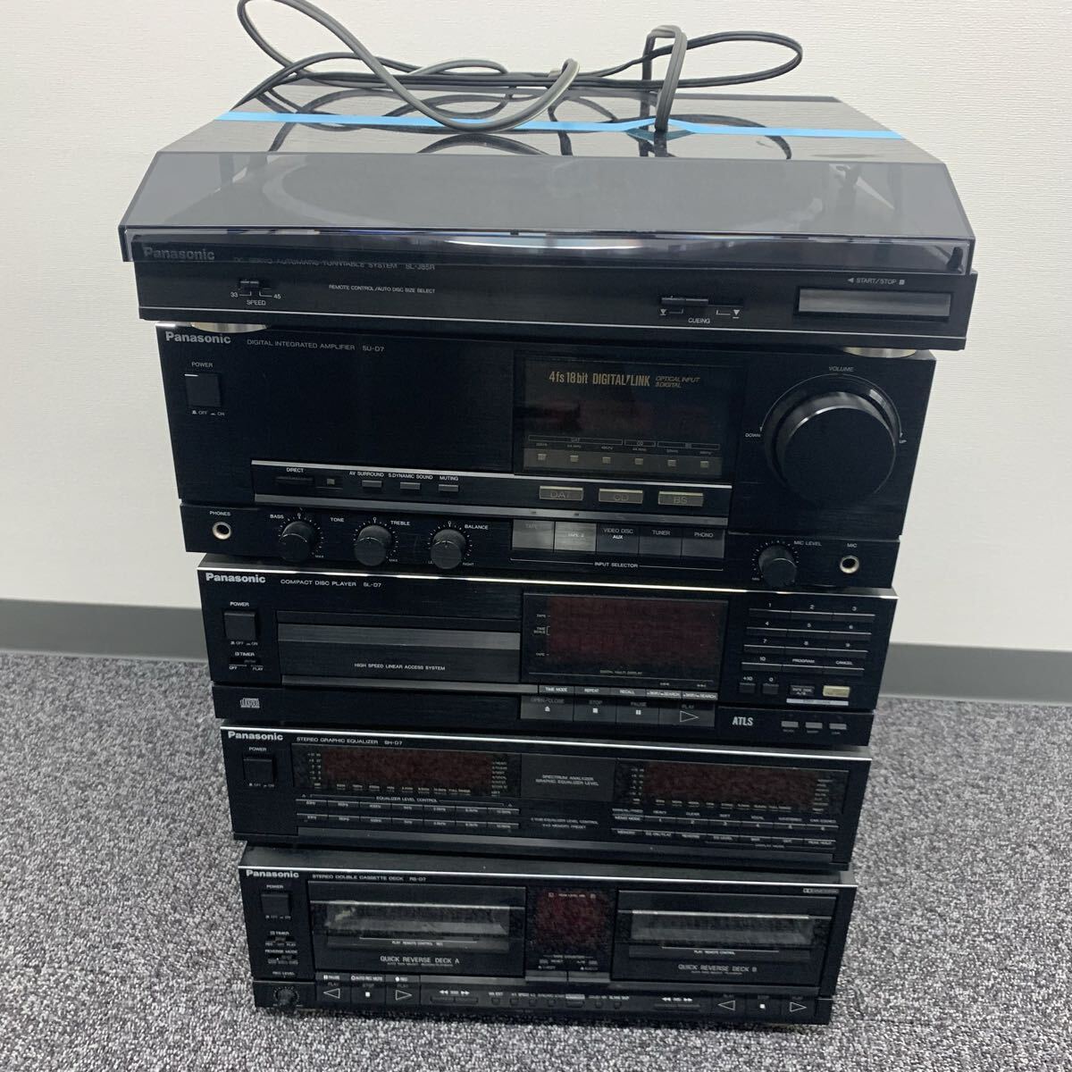 【Sameera rukmal】パナソニック システムコンポ SC-D50 □動作品□Panasonic SC-D50 システムコンポ CD/TAPE/TUNER