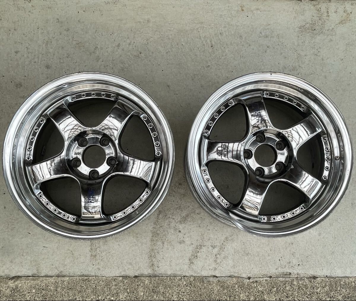 深リム SSR プロフェッサー SP1 18インチ 9J 10J 5H-114.3 +29 タイヤ