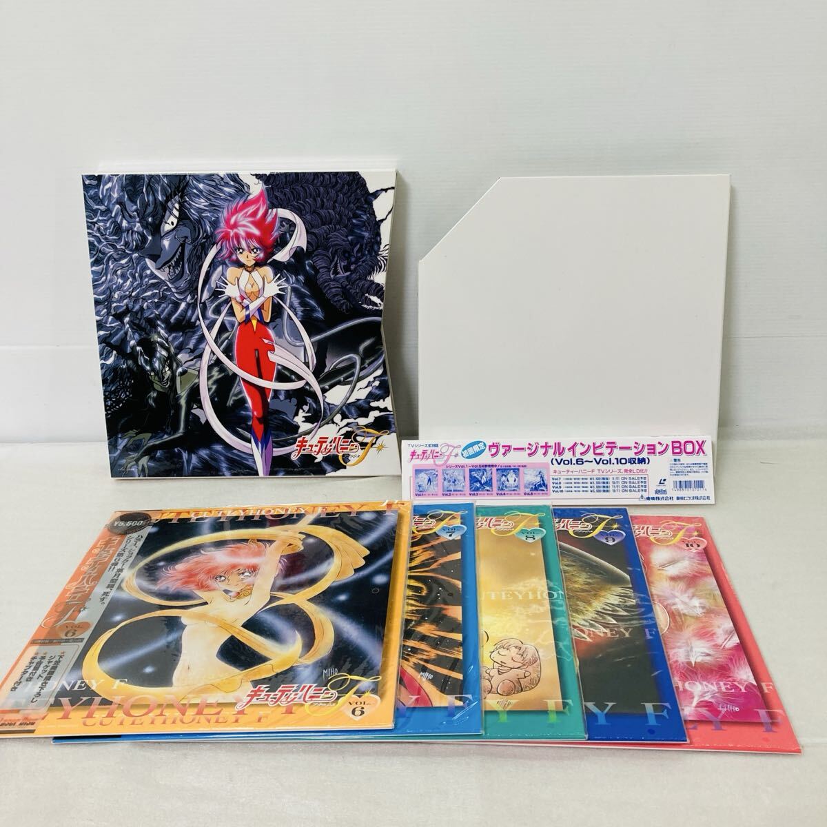 キューティーハニーF フラッシュ DVD 全8巻セットの落札情報詳細 