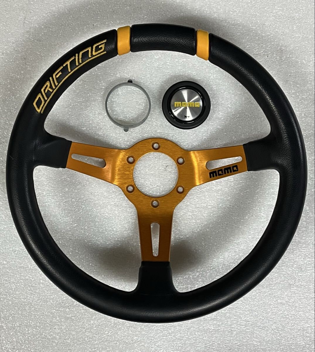 MOMO モモ DRIFTING ドリフティング ディープコーン 35Φ ブラック