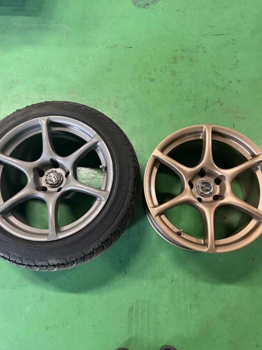深リム WORK ワーク ユーロライン 17X8J+35 9J+38 PCD114.3 4穴 5穴