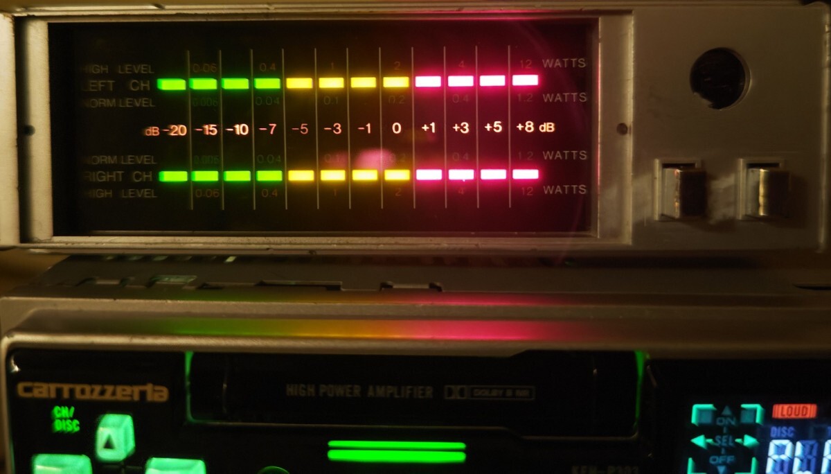 フジツー FUJITSU TEN レベルインジケーター 富士通 UI-100SD1 12V 旧