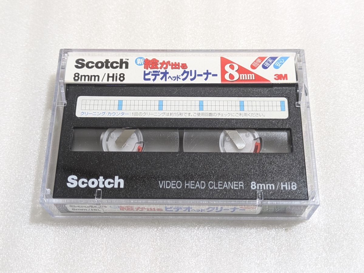 新品】【新品】Scotchスコッチ 絵が出るビデオヘッドクリーナー