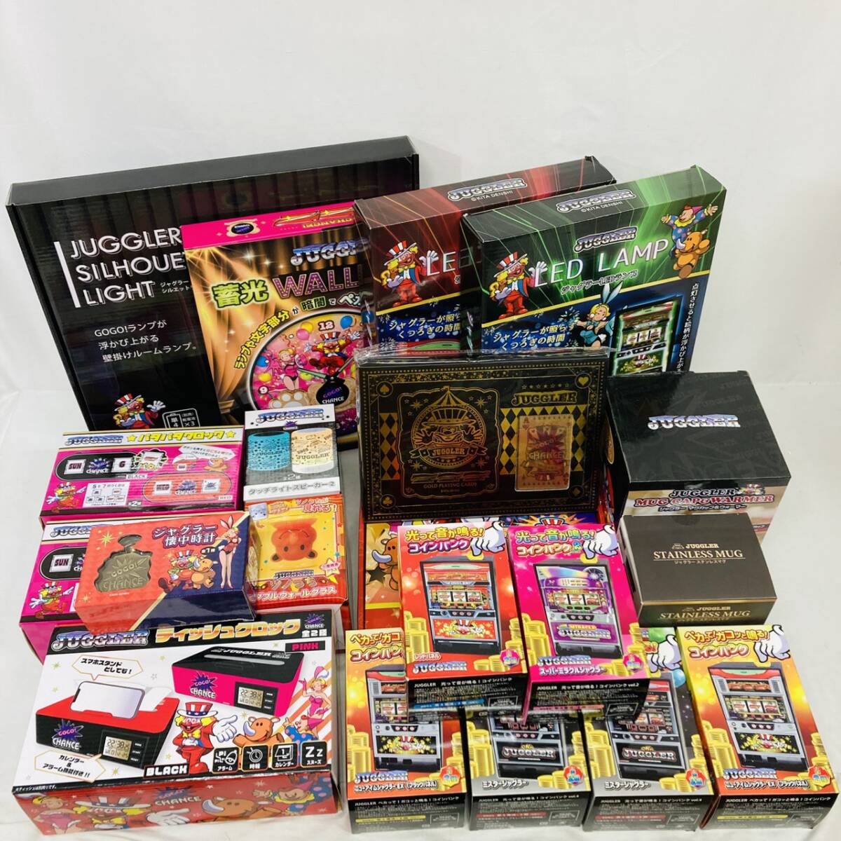 新品】パチンコ スロット JUGGLER ジャグラー リュック 大容量 赤色