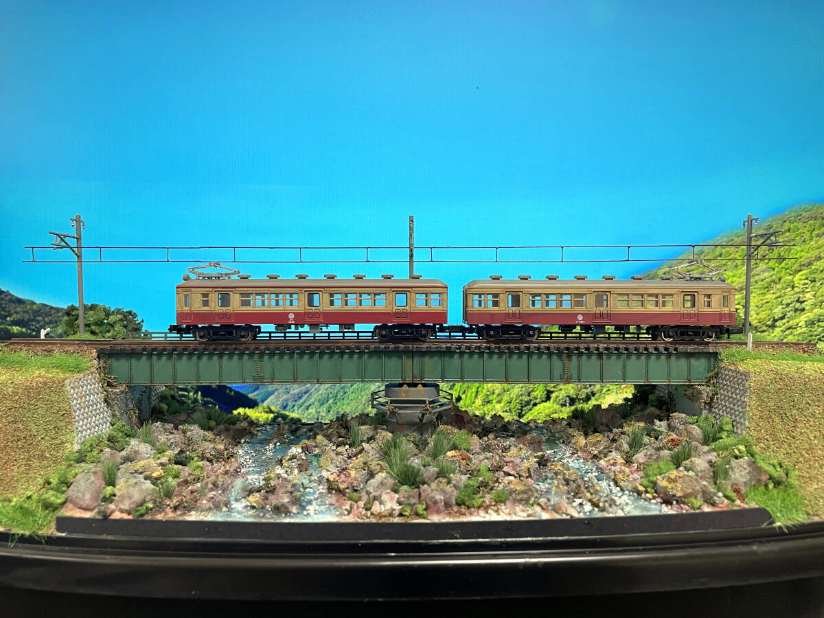 新品】Nゲージ ミニジオラマ ローカル線 海岸線走る風景 車両展示台