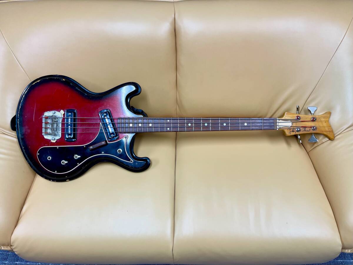 Teisco sg type bass テスコ ビザールギター ビザールベース sg bass