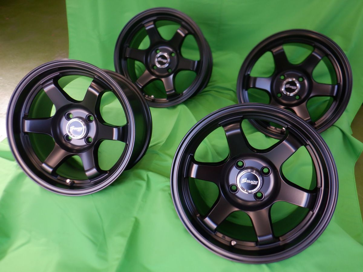 美品 ステルスレーシング SPEC01 スペック01 15インチ 7J +30 PCD100 4
