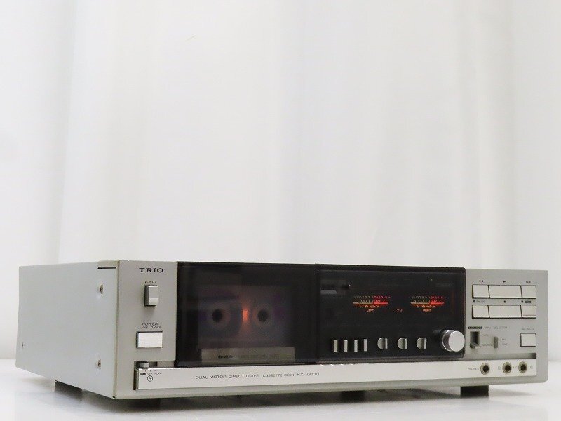 中古】レトロなカセットデッキ TRIO KX-55 動作美品の落札情報詳細
