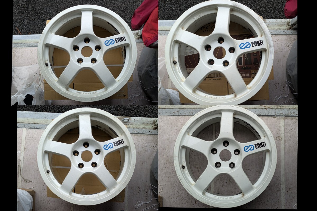 極上品】【送料無料】ENKEI WRC TARMAC EVO 17インチ 7.0J 4H PCD114.3