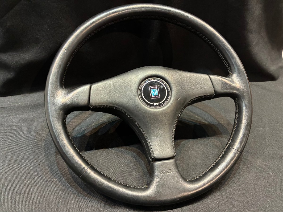中古】 AZ-1 純正オプション momo ステアリング ハンドルボス付き