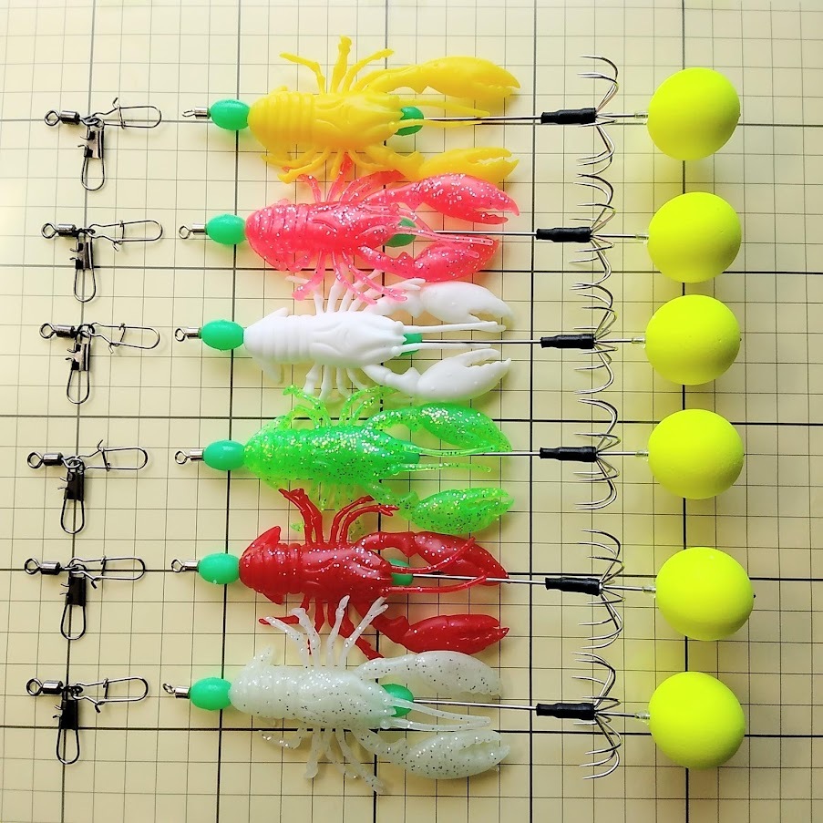 新品】自作 タコルアー デビルパラシュート タイプ 新作4本針仕様 5本
