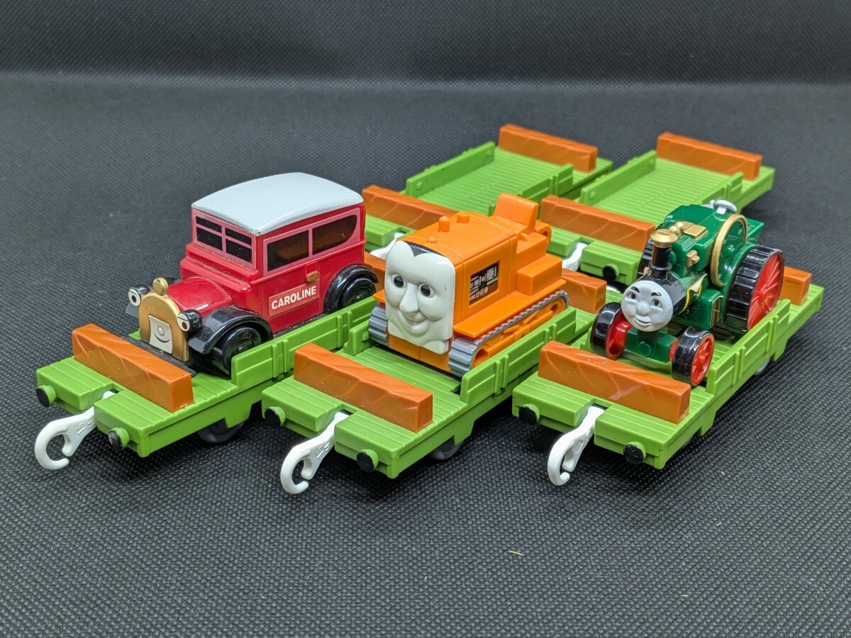 きかんしゃトーマス おしゃべりキャロラインと駅 プラレールの落札情報