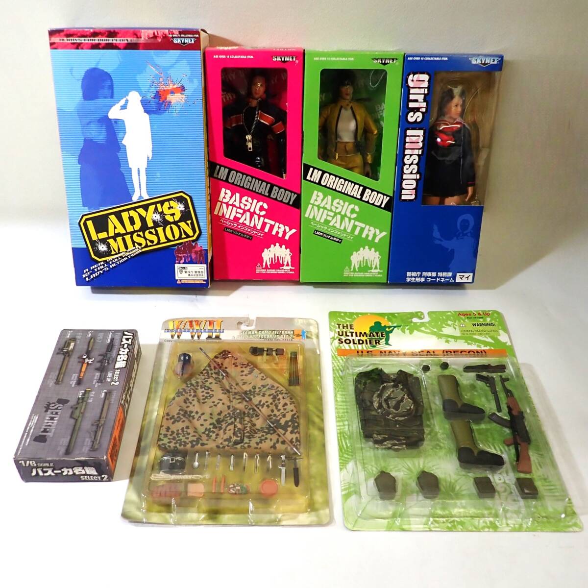 フィギュア 未開封 スカイネット LADY'S MISSION フィギュア 4セット