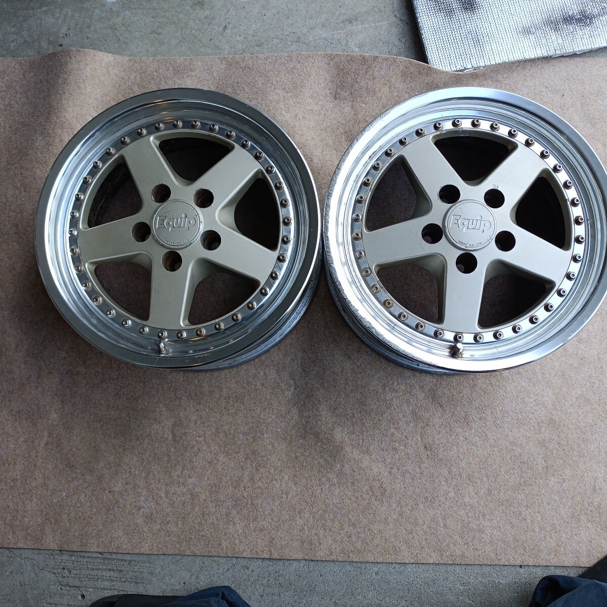 中古】WORK ワーク Equip エクイップ 16インチ 7.5J +40位 PCD 114.3