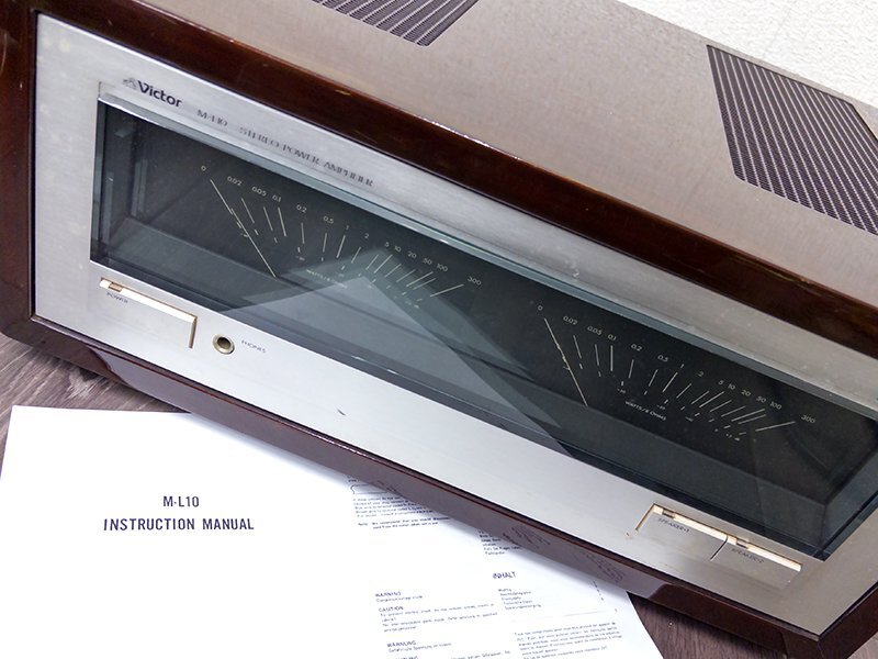 Victor M-L10 ラボラトリーシリーズ ステレオパワーアンプ / 160W+160W