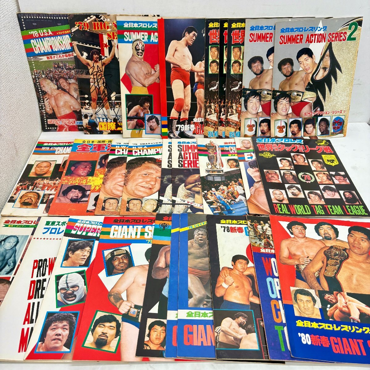 プロレス・パンフレット『1970年・第12回ワールド大リーグ戦』 日本