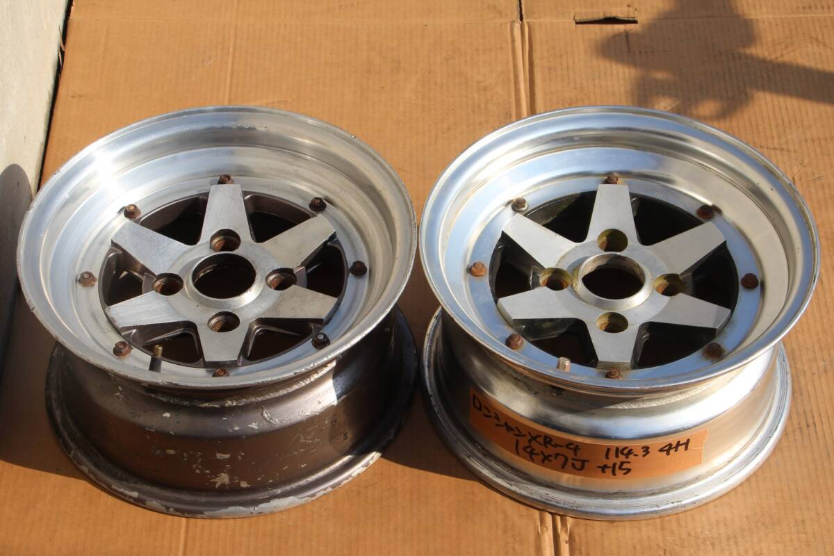 ☆希少!! SSR マーク3 10J 4H PCD114.3 2本 深リム 極太 当時物!! 旧車