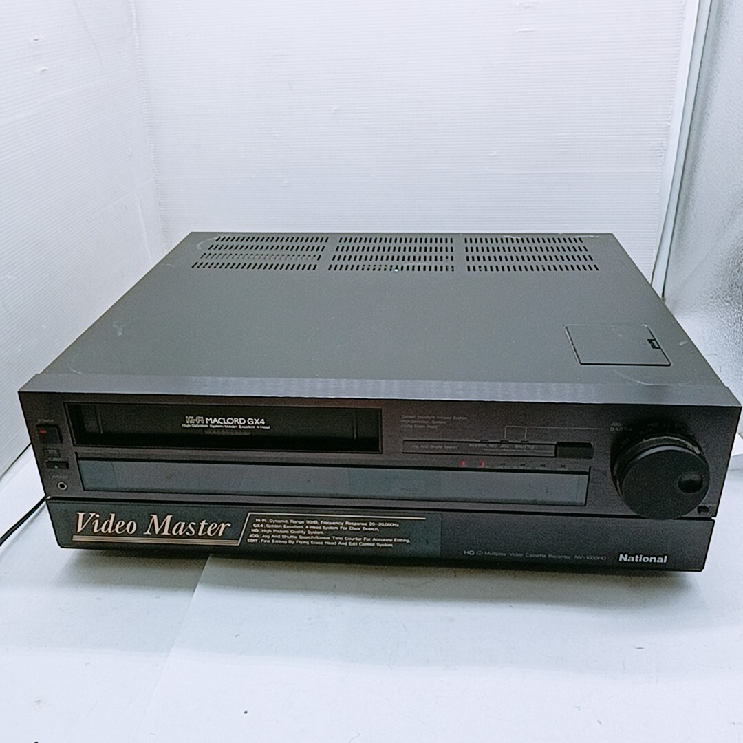 中古】□昭和レトロ□ナショナル National VHS ビデオデッキ NV-850HD