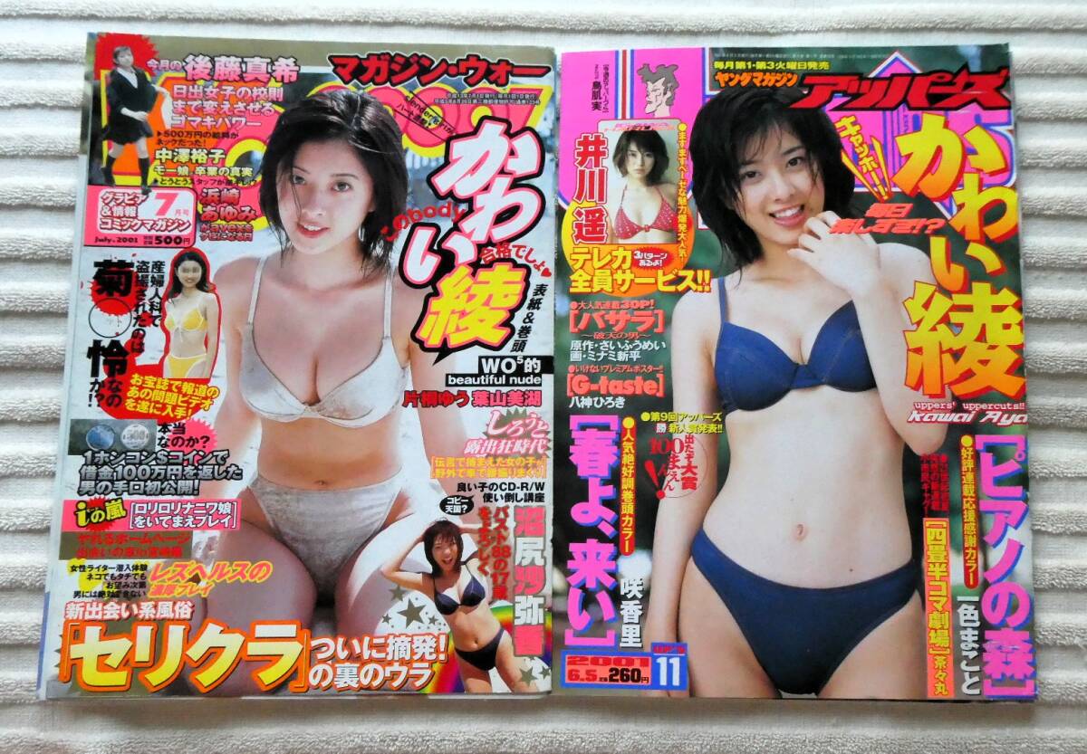 13か6210 表紙・グラビア部分のみ切り抜き ヤングマガジンアッパーズ