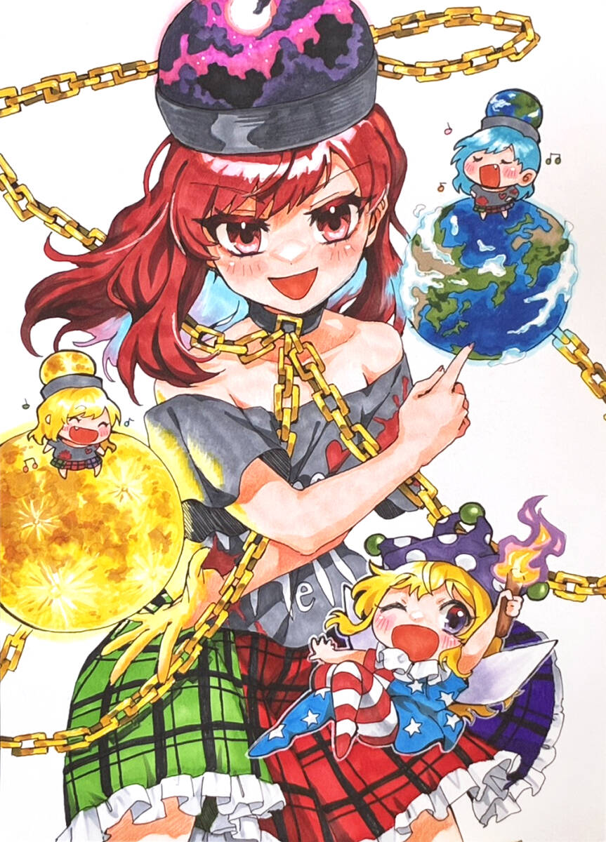 ＊断捨離中様用＊東方 手書きイラスト桜ヘカーティア・ラピスラズリ 新品】手描き イラスト☆東方 ヘカーティア ラピスラズリ☆の落札情報