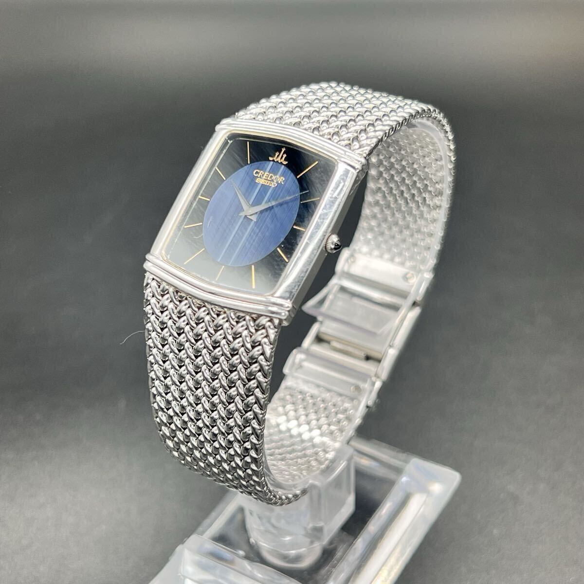 中古】1円☆稼働◎良品【SEIKO/セイコー】ブラック文字盤 スクエア SS