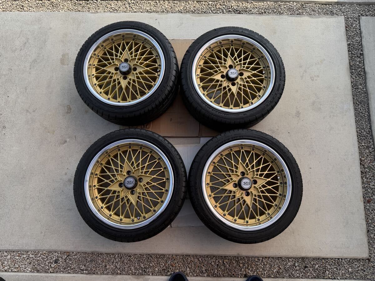 旧車 SSR フォーミュラーメッシュ 軽自動車 pcd100 4穴 当時物