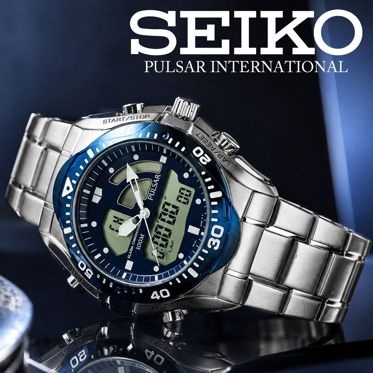 中古】セイコー ハイブリッド 腕時計 SEIKO H357-5010の落札情報詳細