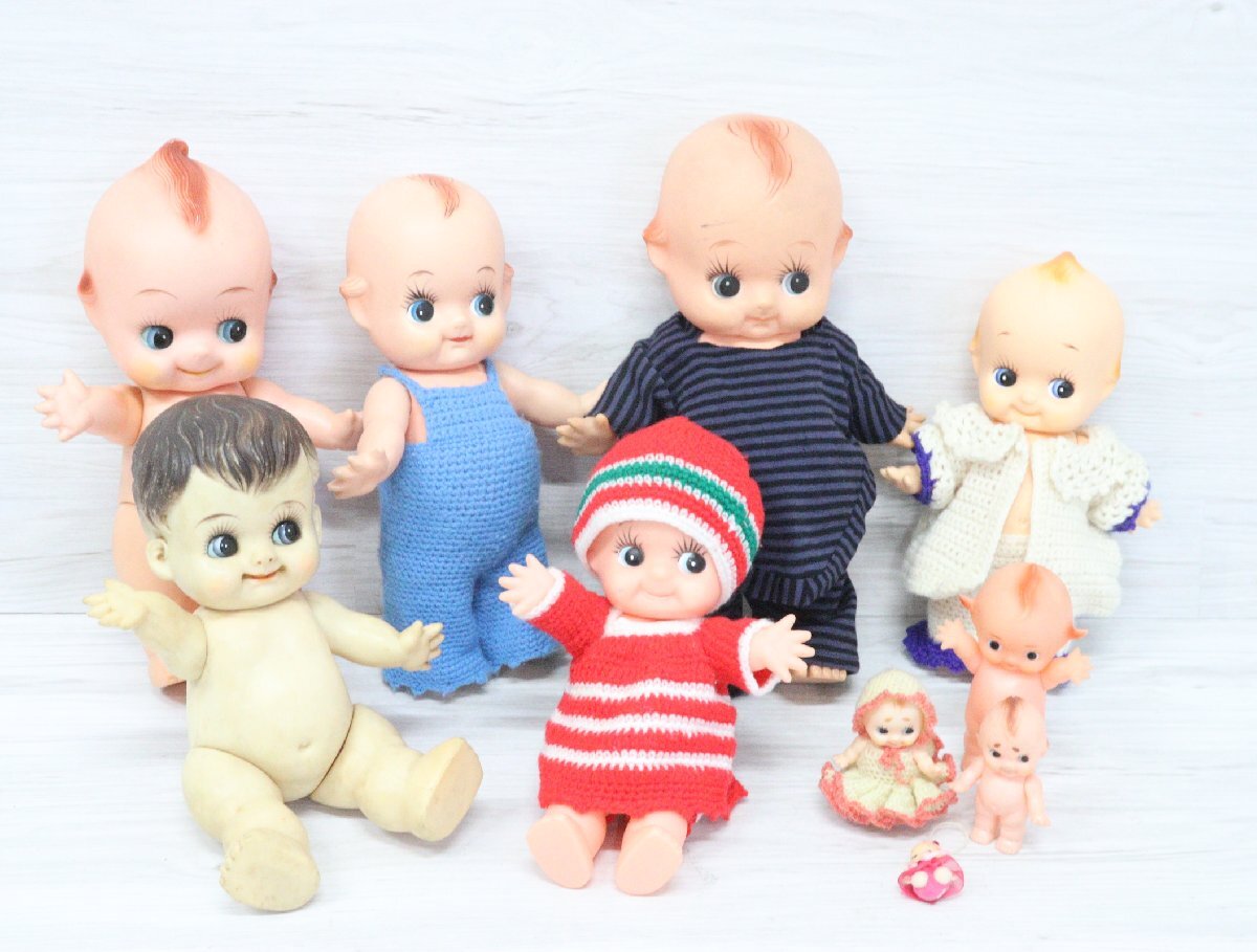 レトロ　キューピー人形　赤羽　ソフビ人形　高さ約60cm 3 ビッグサイズ！約60cm！□特大 キューピー人形 ソフビ 赤毛 赤羽根