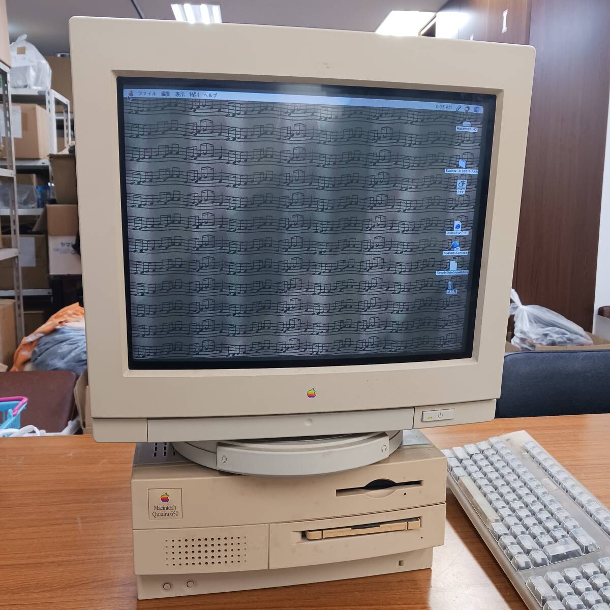 傷や汚れあり】Apple Macintosh Quadra700 改造66MHz PPC601搭載 新品