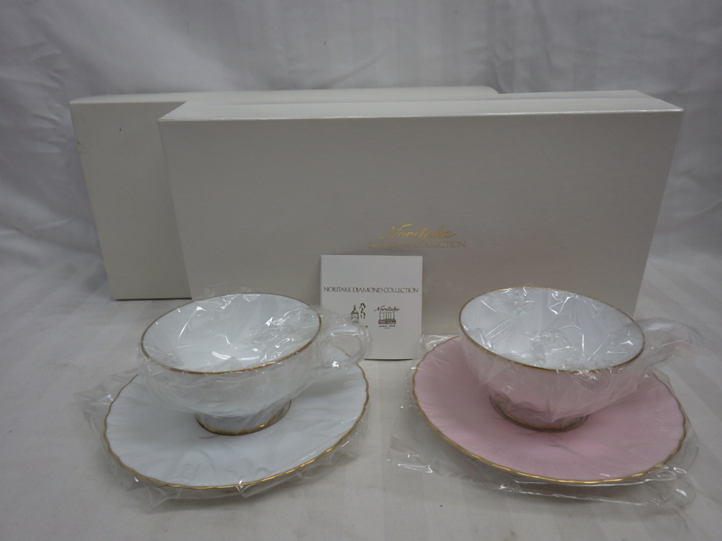 ☆6客セット ノリタケ スタジオコレクション カップ＆ソーサー 花柄