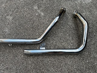 美品】～03年 スポーツスター ドラッグパイプマフラー 1-3/4(約45ミリ