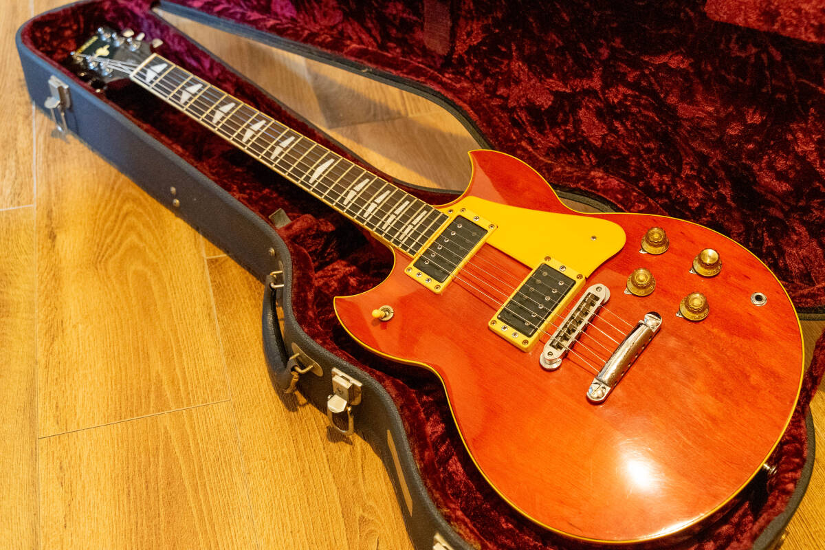 中古】YAMAHA セミアコ ギター SAS1500 オリジナルハードケース付の