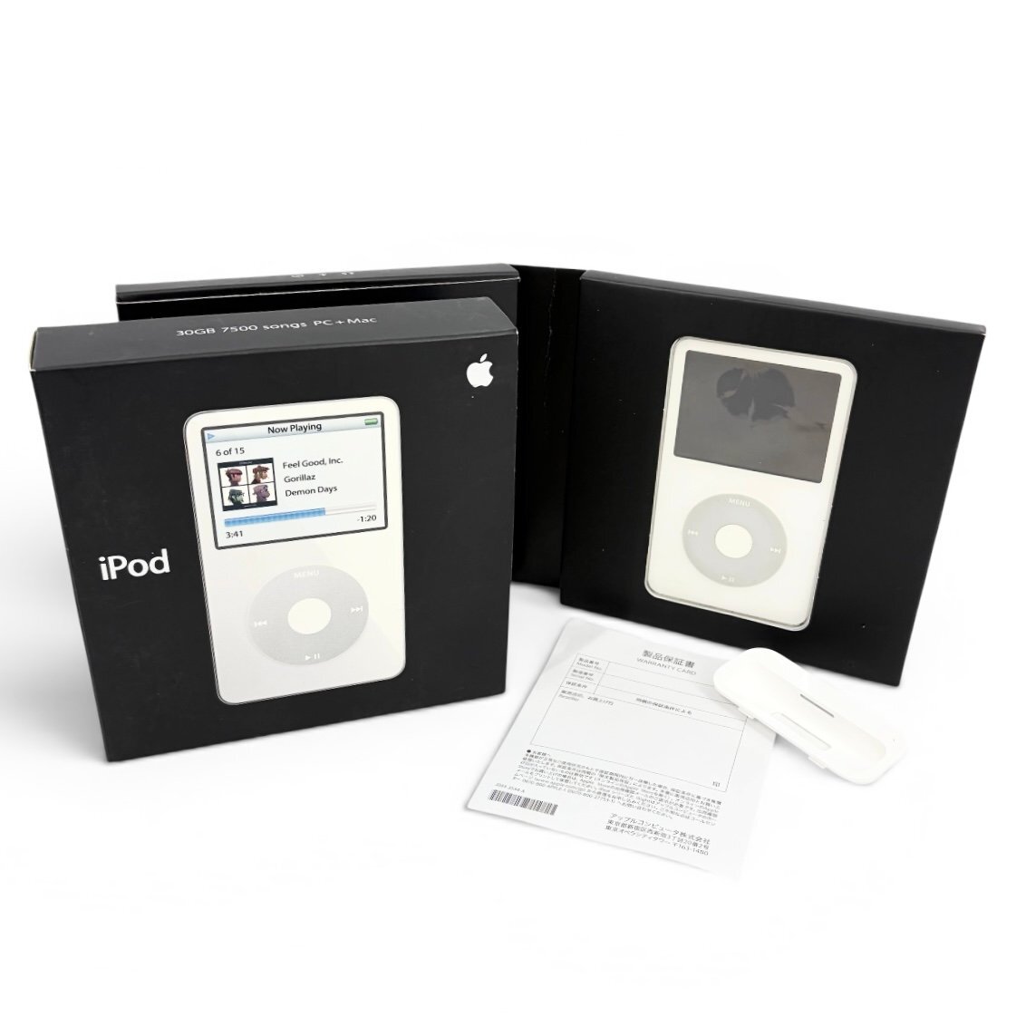 iPod classic 80GB 60GB 厚型 バックパネル HDD video セットの落札