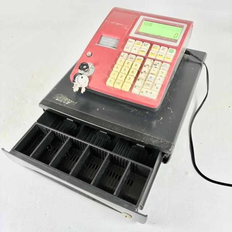中古】H34○希少 昭和レトロ FUJI CASH REGISTER フジ キャッシュ