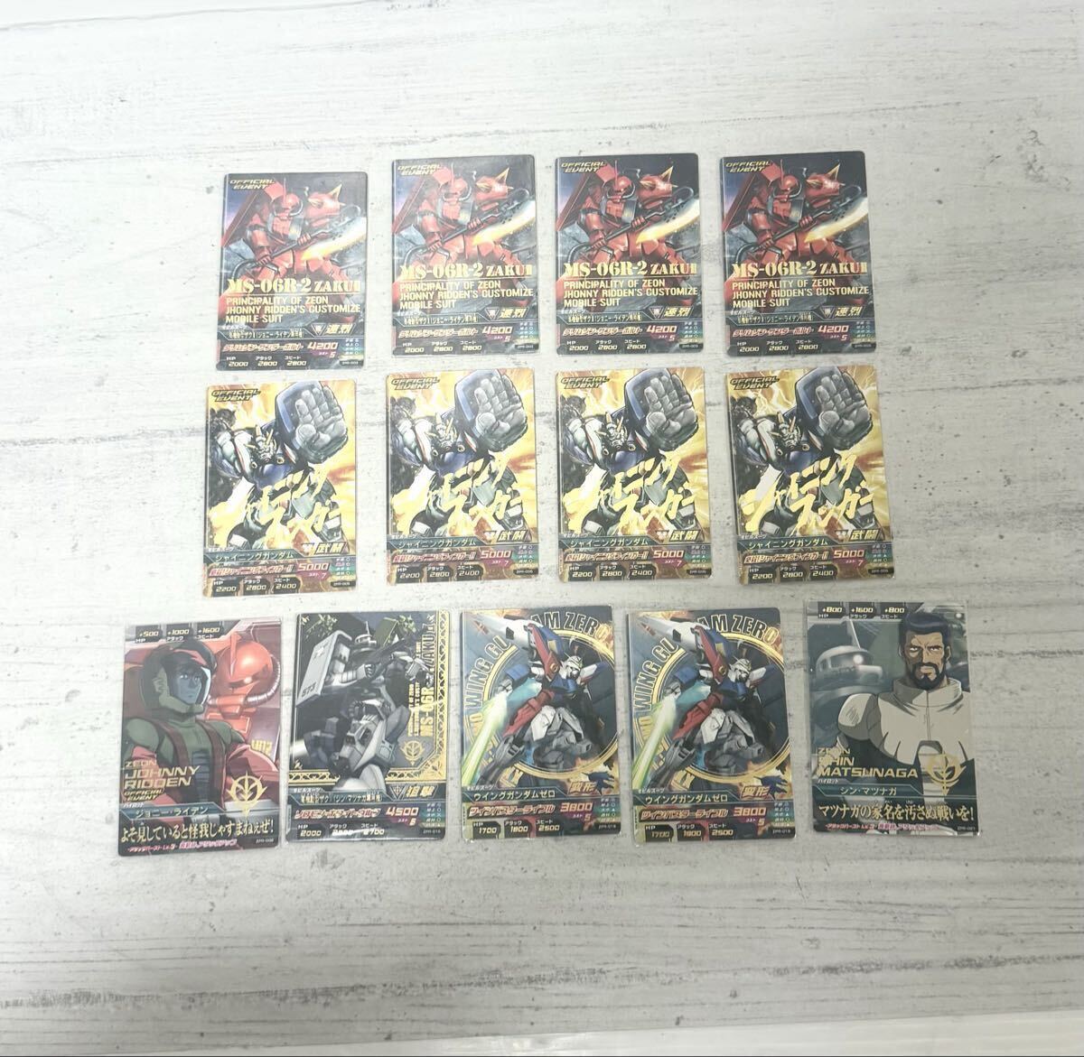 トライエイジ　美品　DW2-097　PARA　シャイニング→ゴッドガンダム　希少 ガンダムトライエイジ 2枚セット】シャイニングガンダム／ゴッド