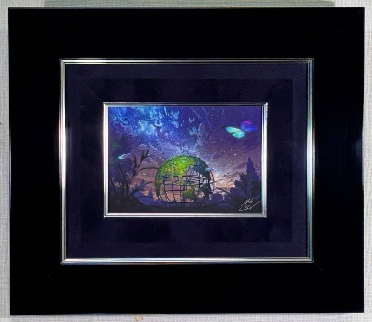 中古】□てぃんくる版画□『赤の世界 青の世界（CE