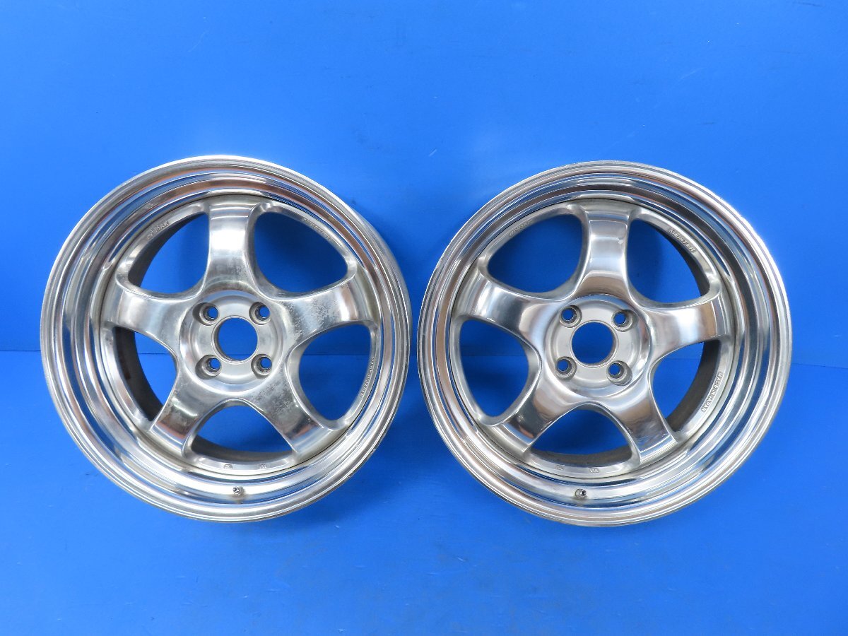 ワーク マイスター cr01 バフフィニッシュ 15インチ 114.3 4穴 9.5j