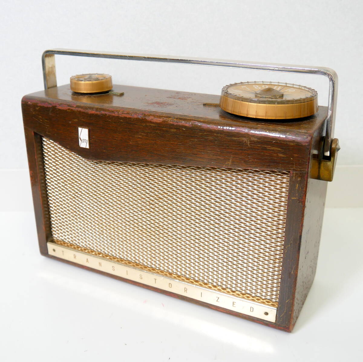 中古】日本初のトランジスターラジオ SONY ソニー TR55☆レトロ