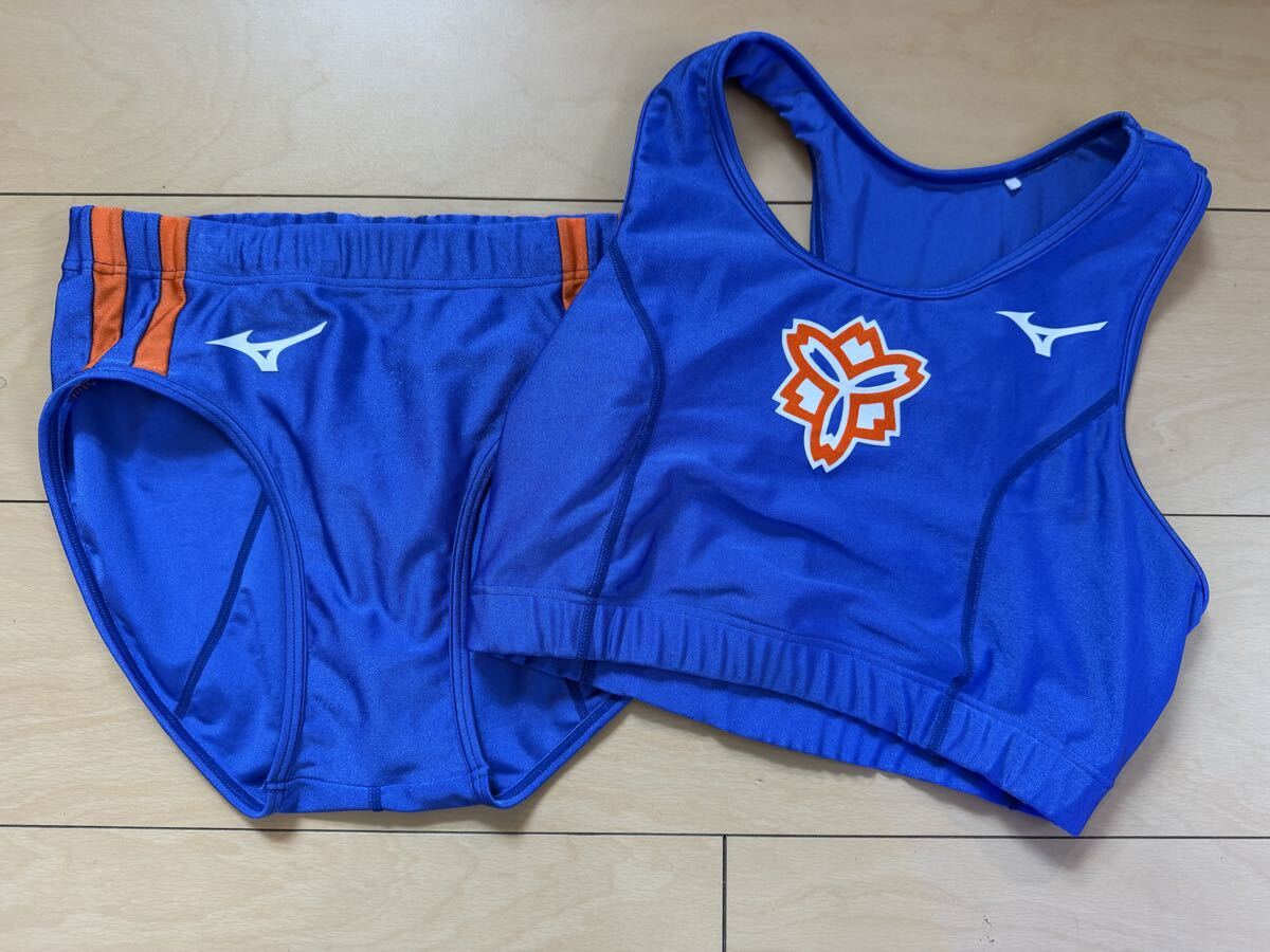 中古】ASICS（アシックス）ブラトップ＆レーシングブルマ 女子陸上部